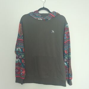 Hooey Men's Multicolor Patterned Hoodie